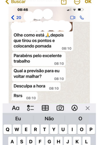 Depoimento de paciente 9