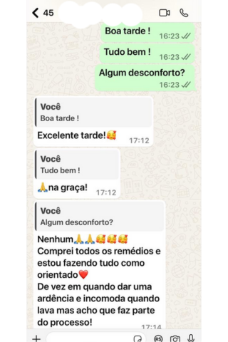 Depoimento de paciente 3