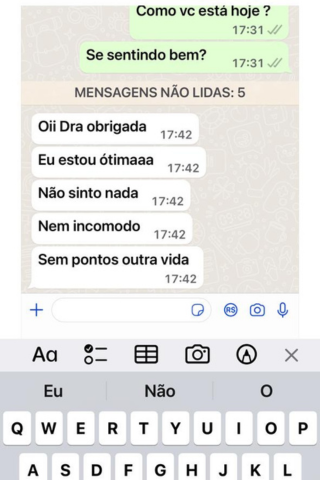 Depoimento de paciente 1